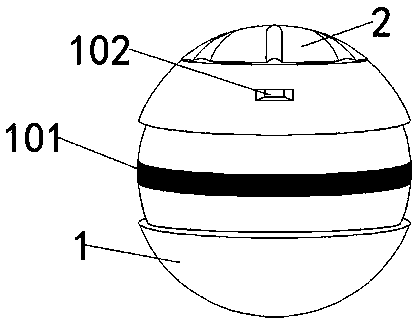 Self-expansion inflatable supporting type drowning rescue equipment