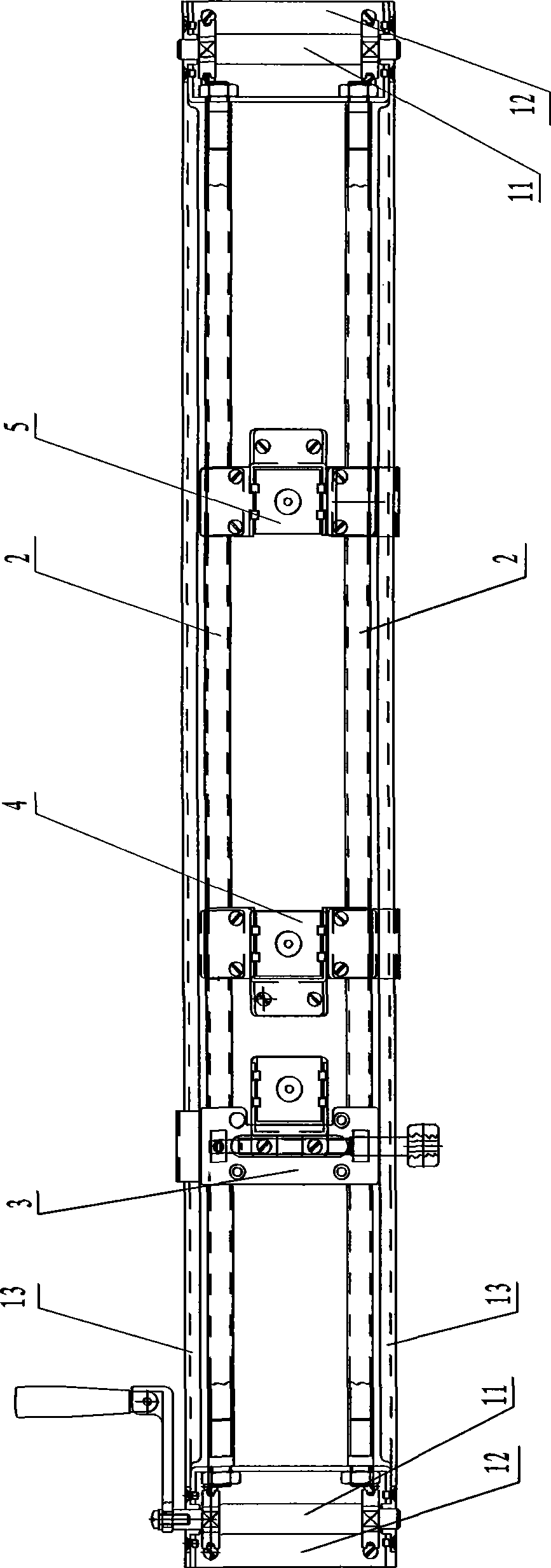 Scanning device for rail seam inspection