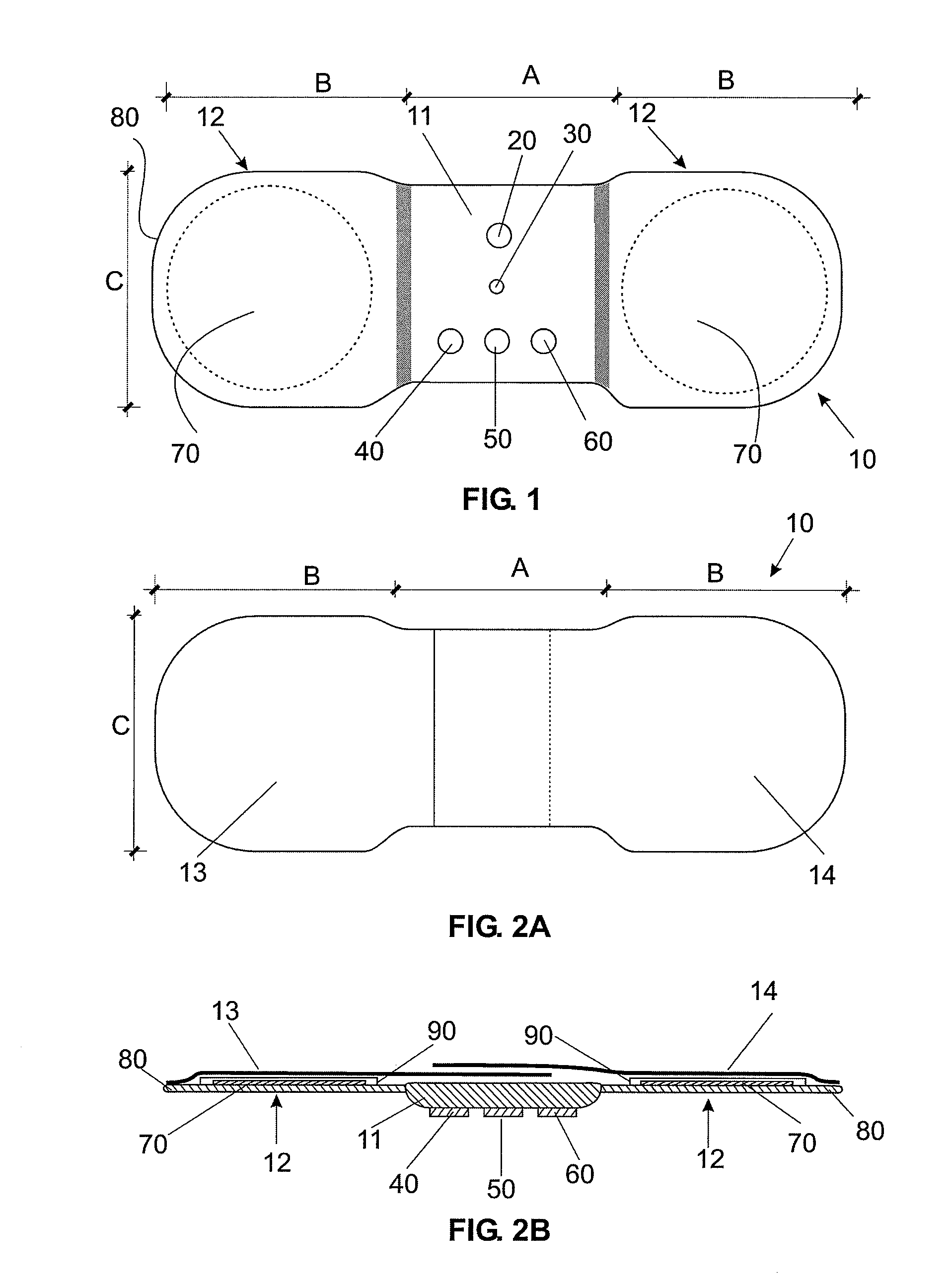 Assembly arrangement for bandage holding a transcutaneous electrical nerve stimulation device