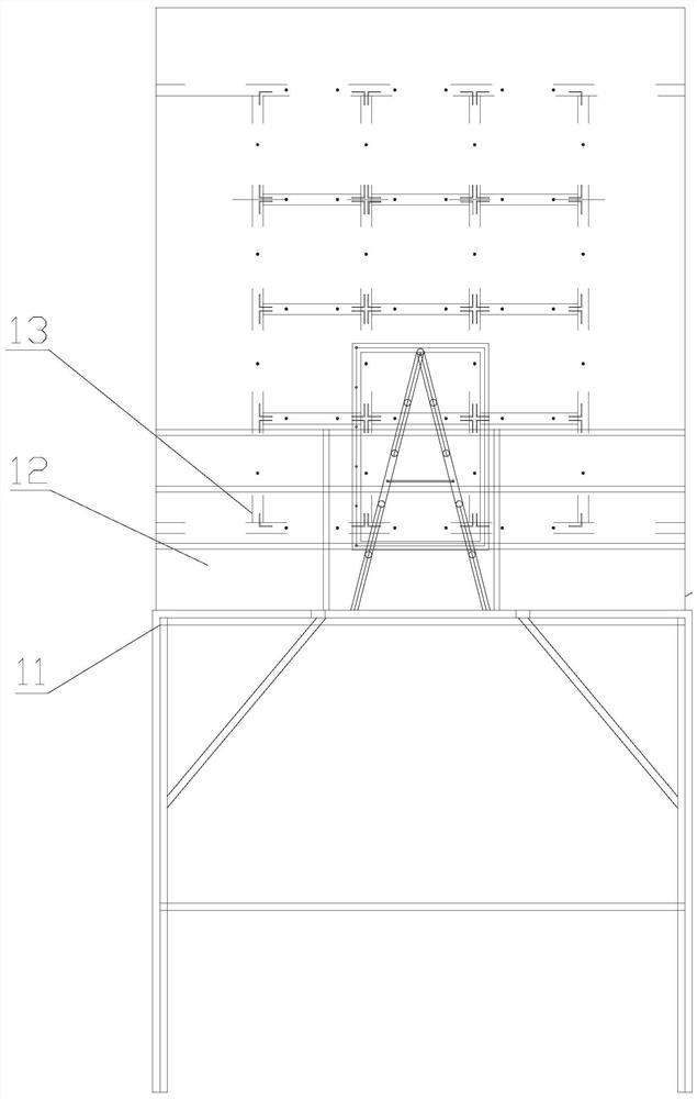 Air purification device for sintering flue gas dust removal system