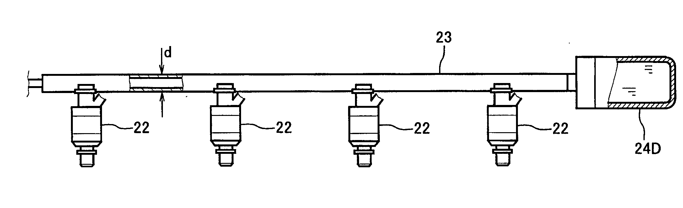 Engine for a vehicle and vehicle equipped with an engine