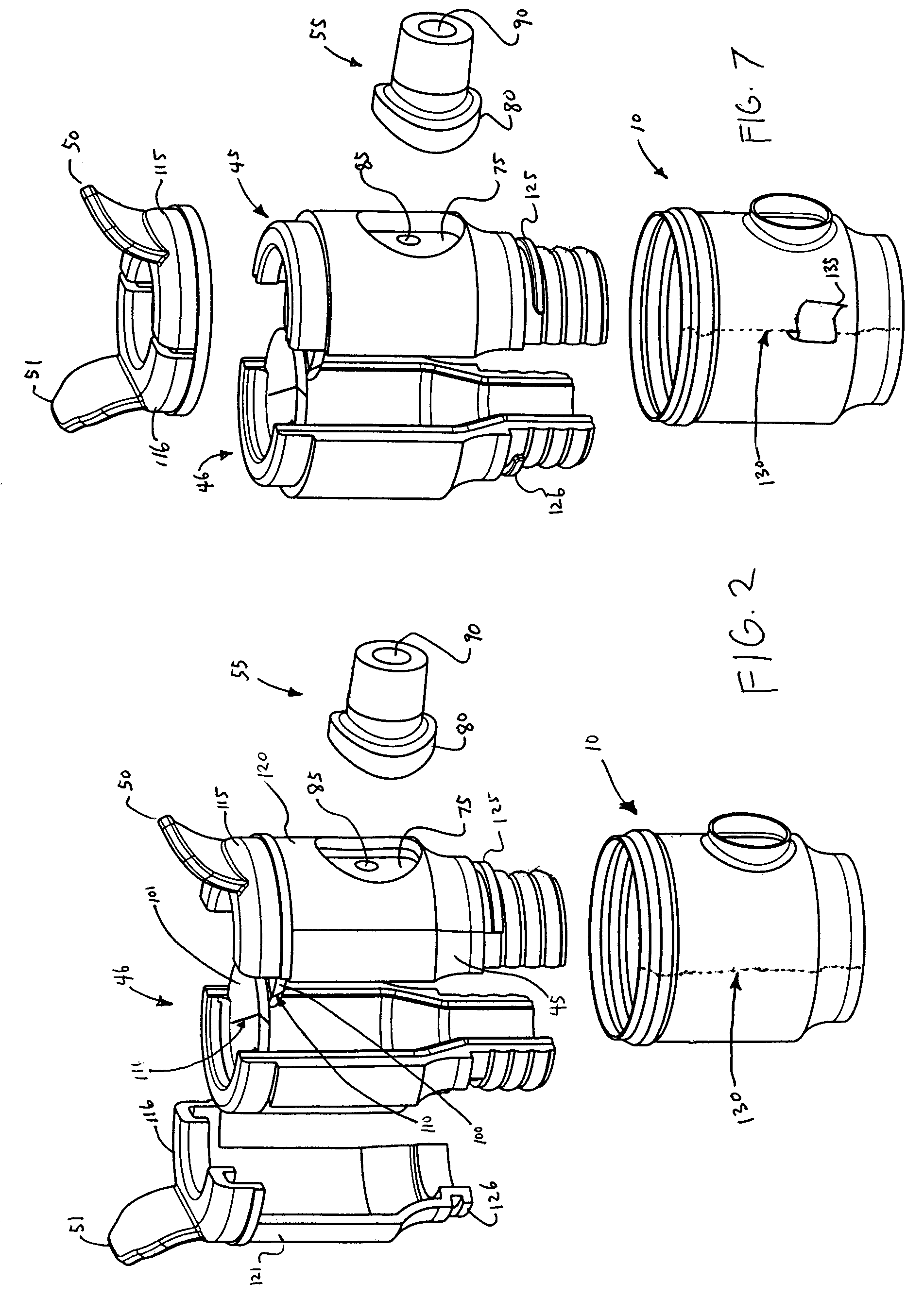 Splittable hemostasis valve