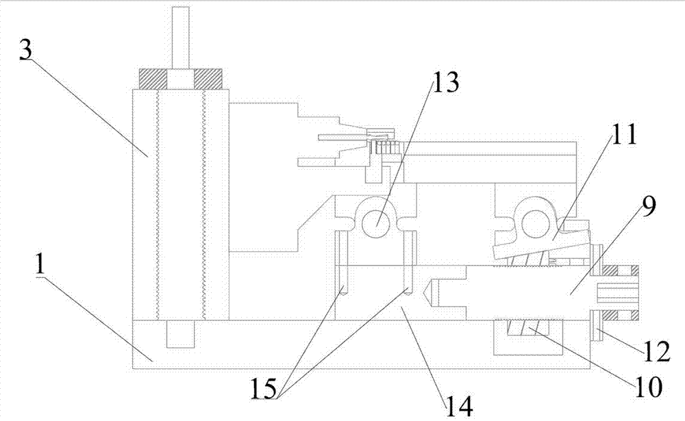 A rib angle forming machine