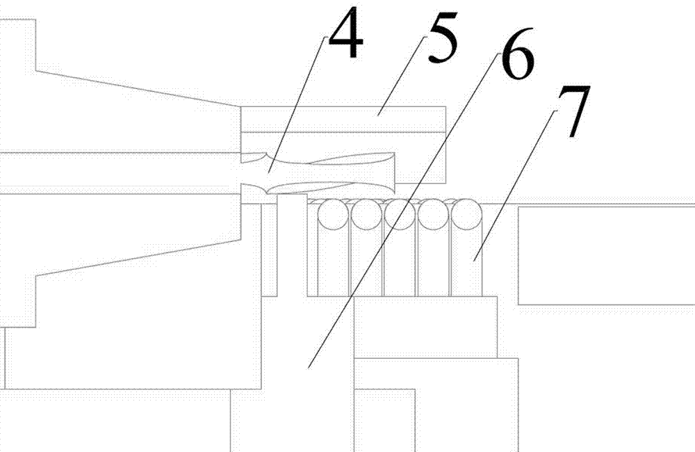 A rib angle forming machine