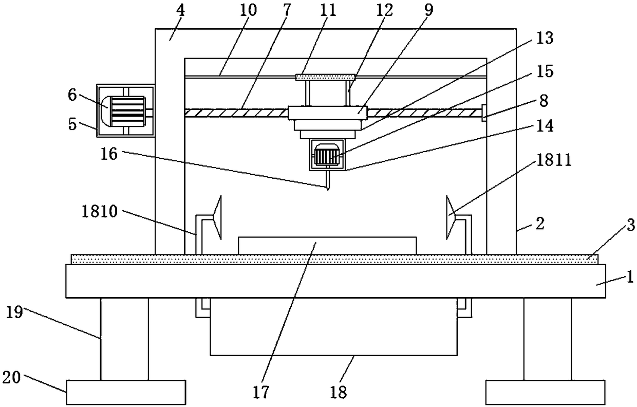 Drilling machine for hardware manufacturing