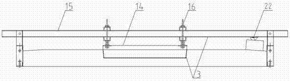 Complete tool for CRTSIII plate-type ballastless track base plate construction