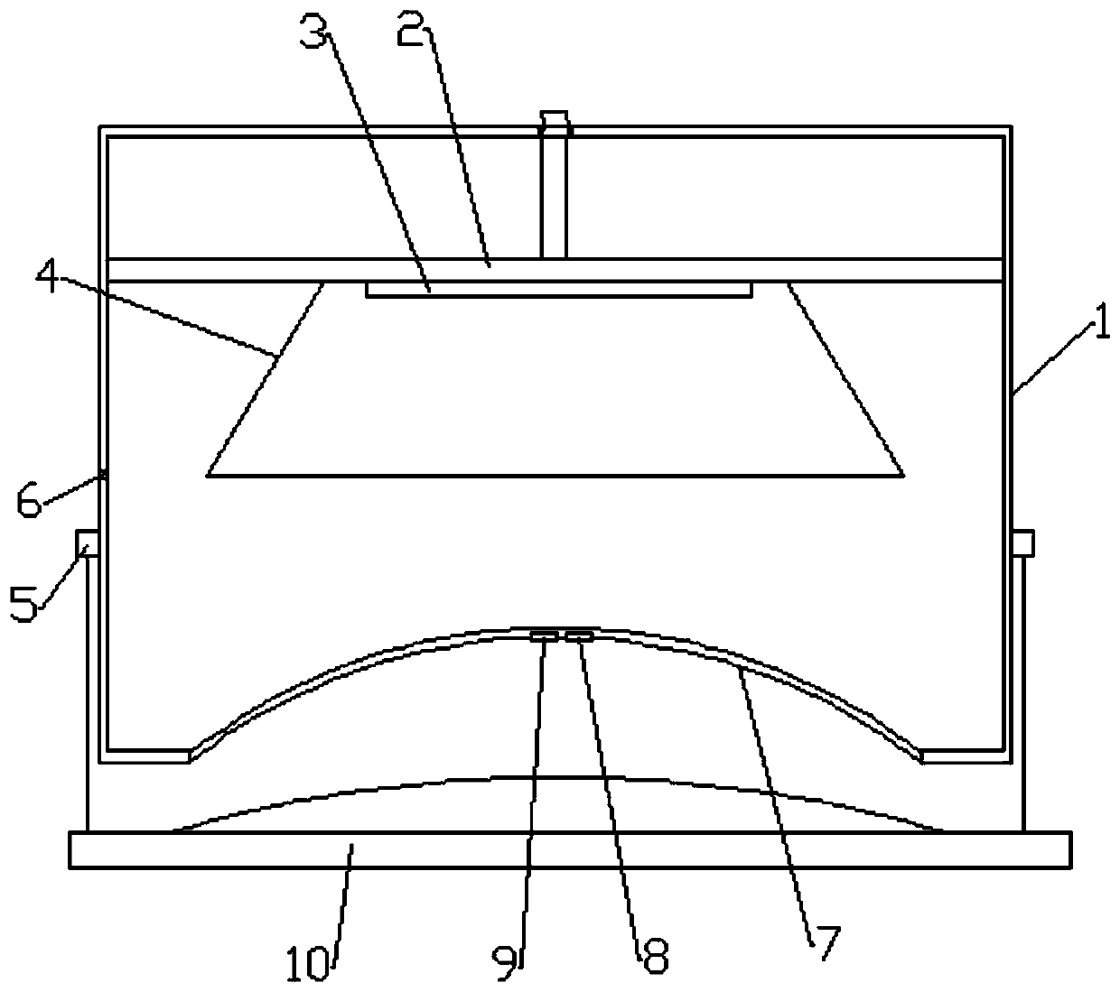 Box-type infrared anti-escape baking lamp