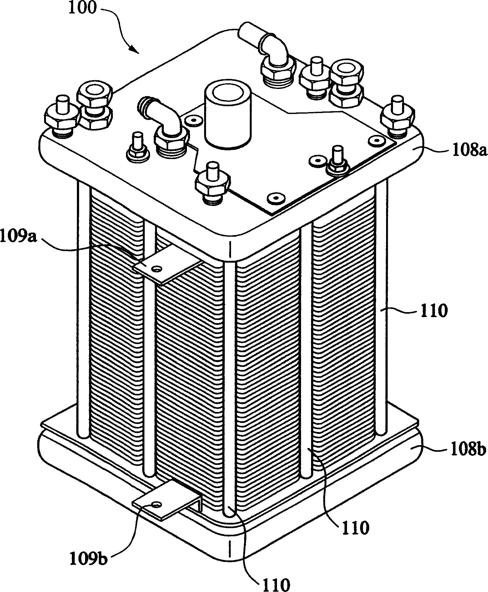 Seal structure for modularized proton exchange film fuel cell