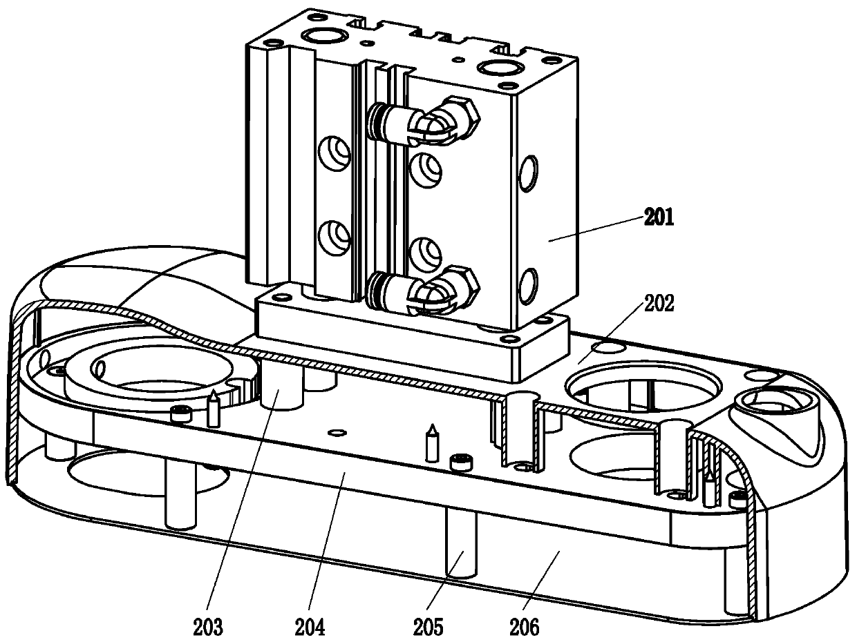 Swing-pacing type robot and control system thereof