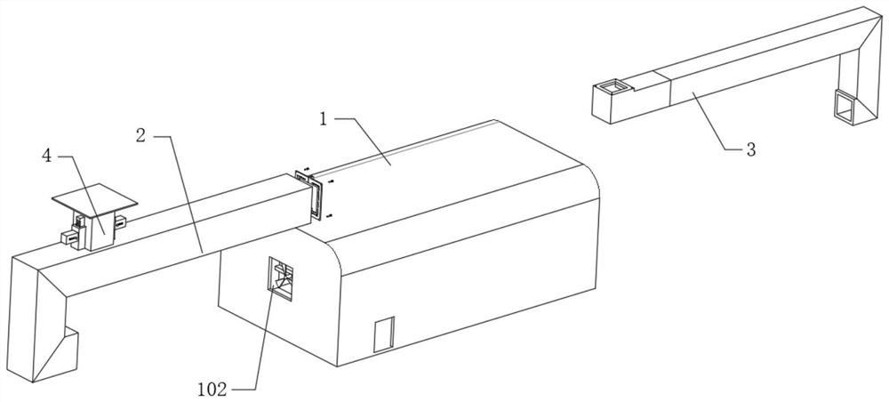 Heat recovery energy-saving device for ventilation and air exchange of agricultural greenhouse