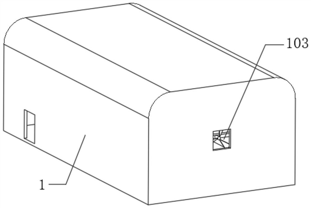 Heat recovery energy-saving device for ventilation and air exchange of agricultural greenhouse