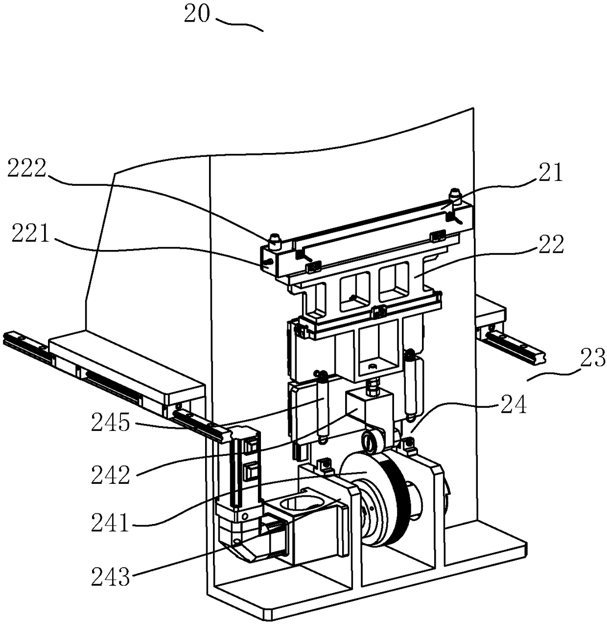 Self-adjusting heat-sealing mechanism of soft package battery