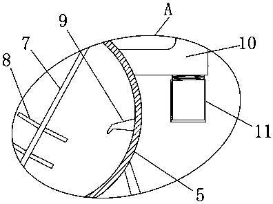 Straw carbonization returning soil improvement method