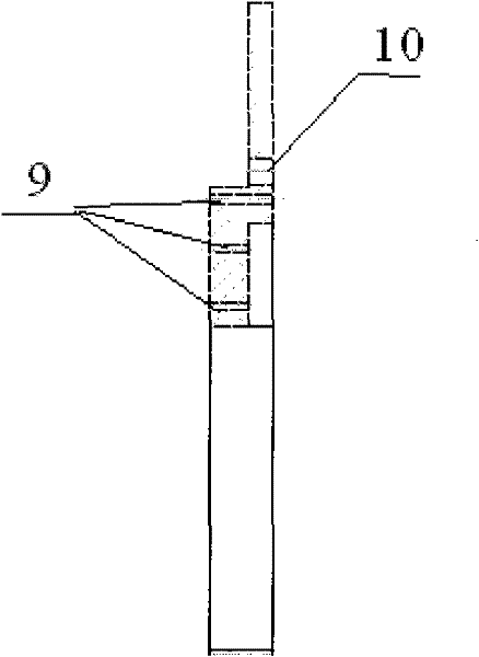 Friction pair dynamic temperature field test method for crawler gear shift mechanism and press plate thereof