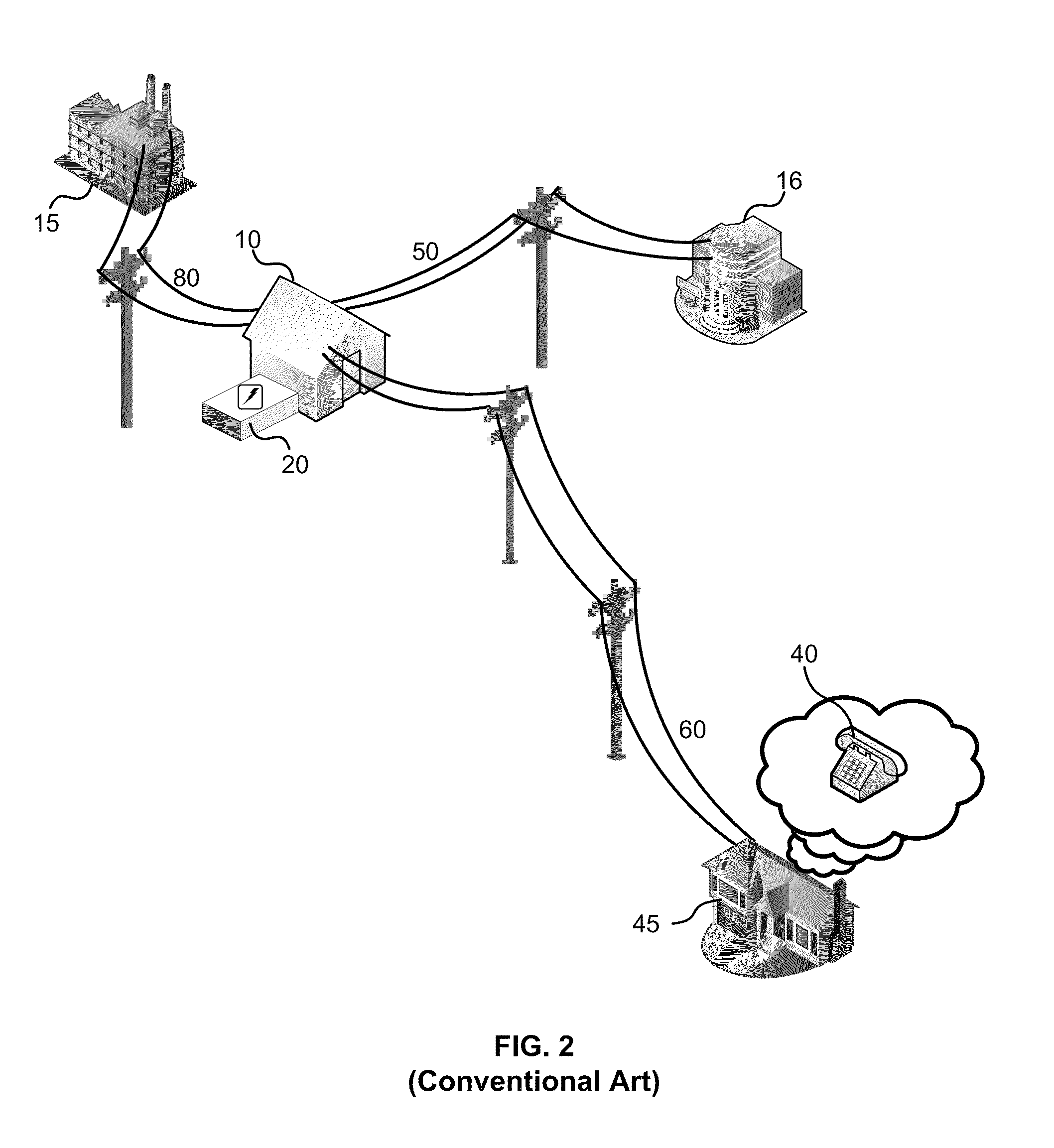 System and method for self-powered communications networks