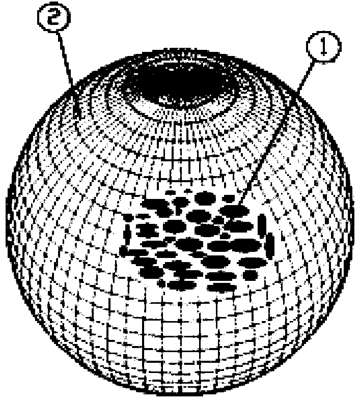 Combined type biochar enhanced nitrogen removal filler and preparation method thereof