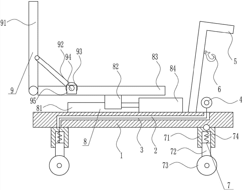 Carrying-transformer device for substation