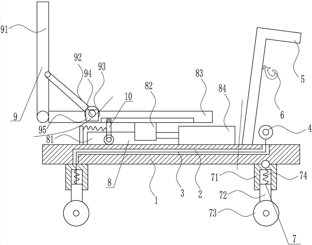 Carrying-transformer device for substation