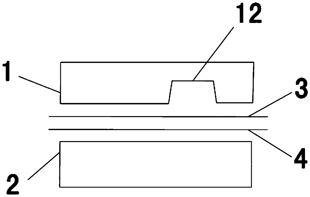 Air bag die and manufacturing method of air bag