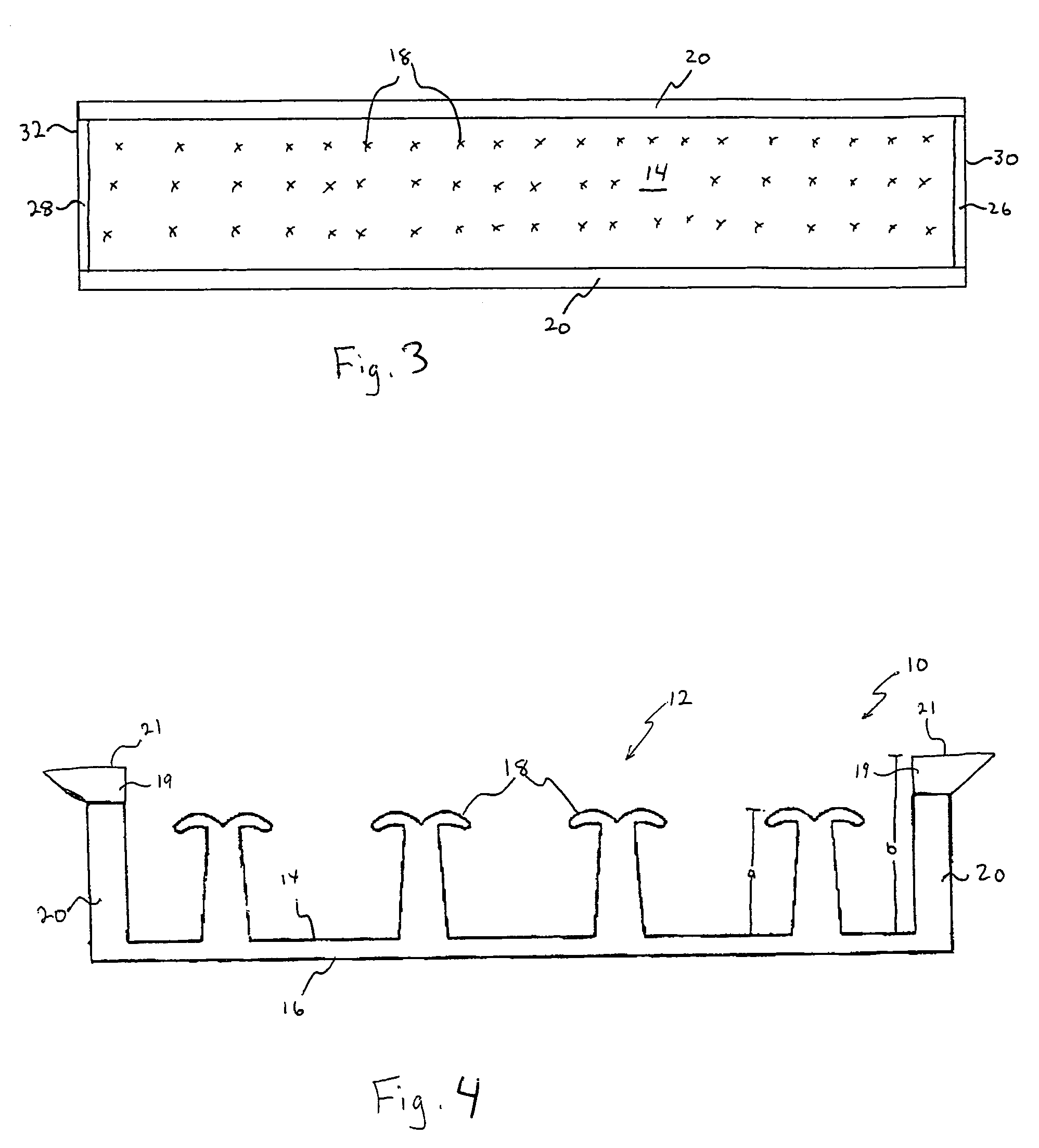 Fastening member for a molded article