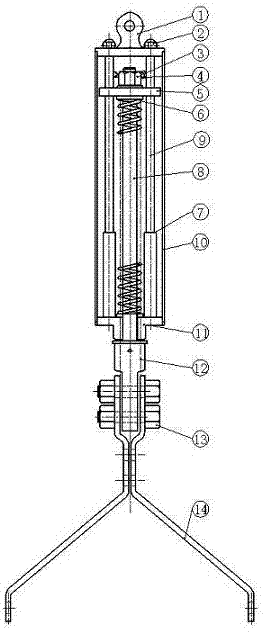 Automatic elasticity balancing device of hanger