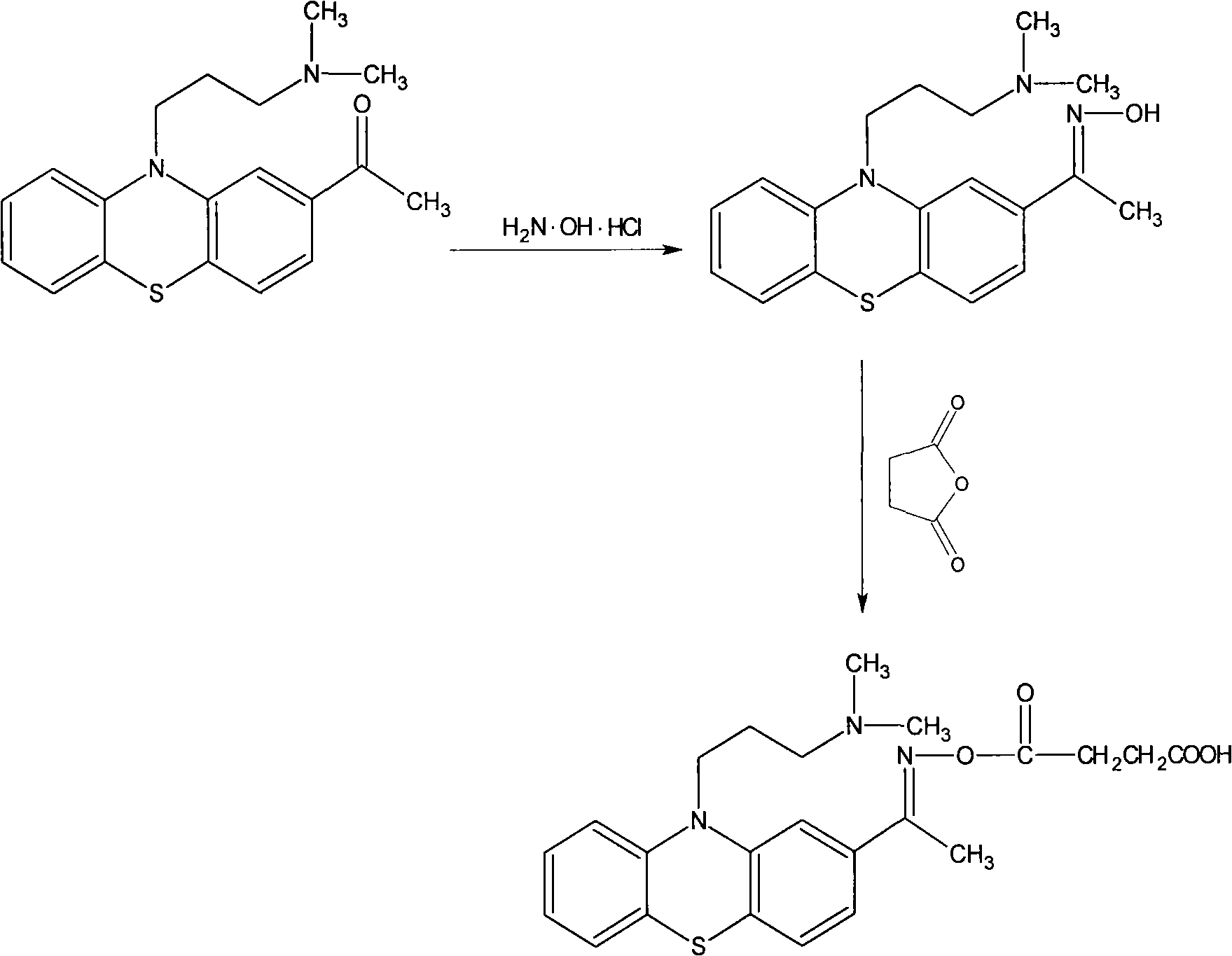 Method for detecting chlorpromazine and special ELISA kit thereof