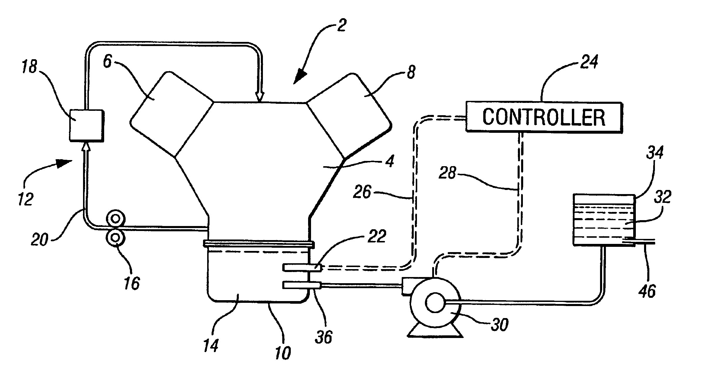 Automatic additive replenishment system for IC engine lubricating oil