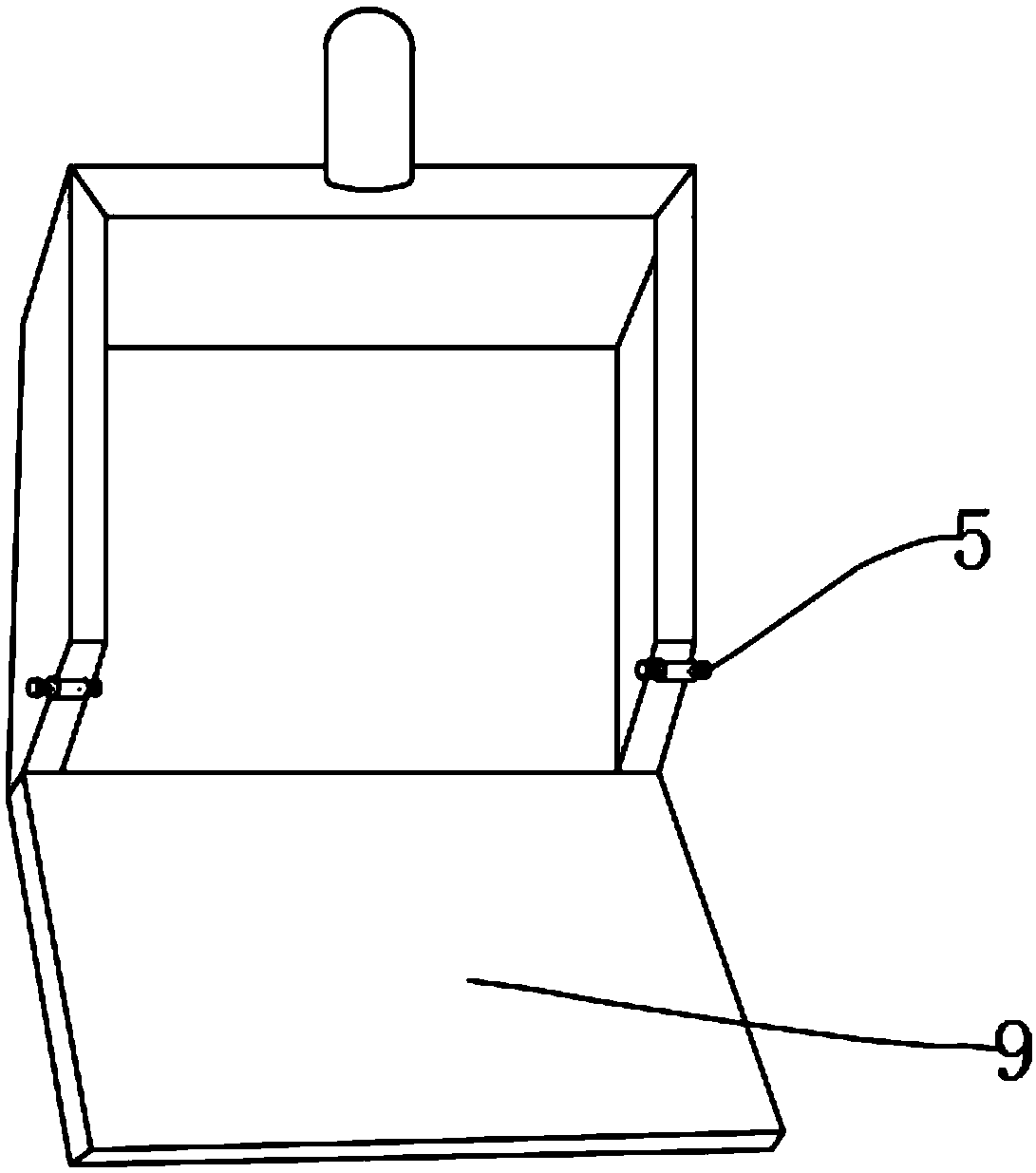 Efficient egg picking cart for ostrich ecologic breeding technology