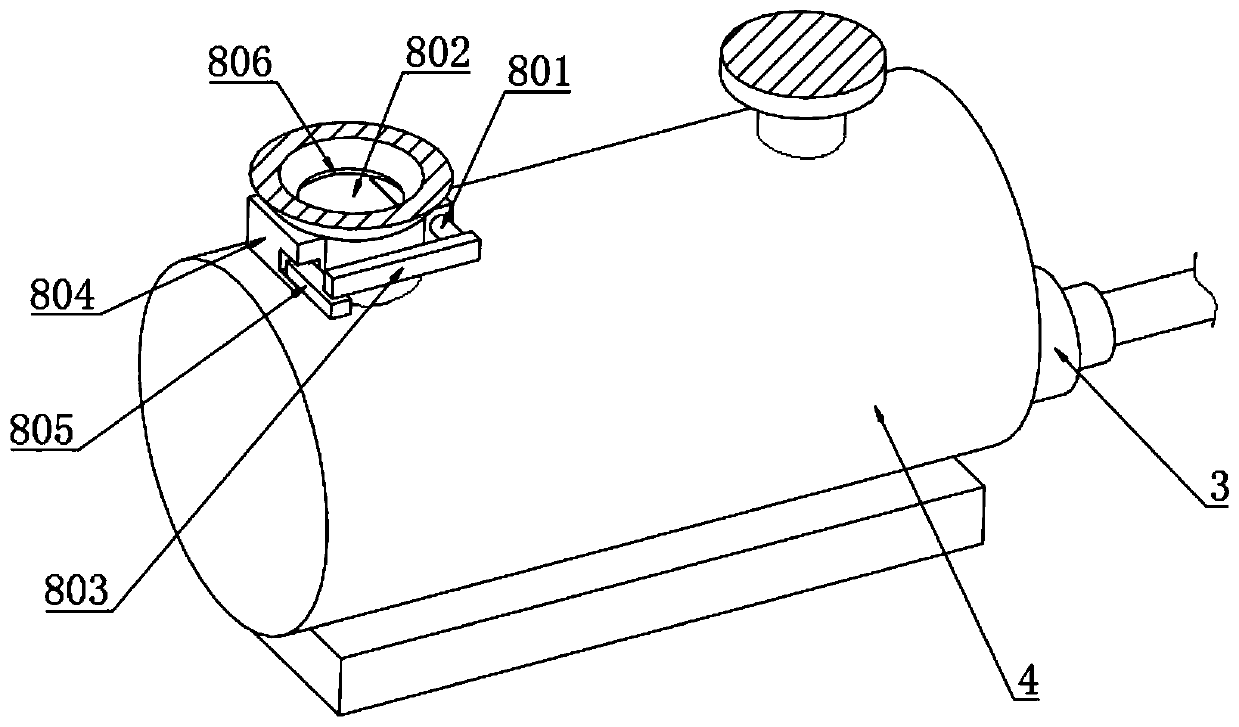 High-efficient automatic film blowing device capable of preventing electrostatic interference