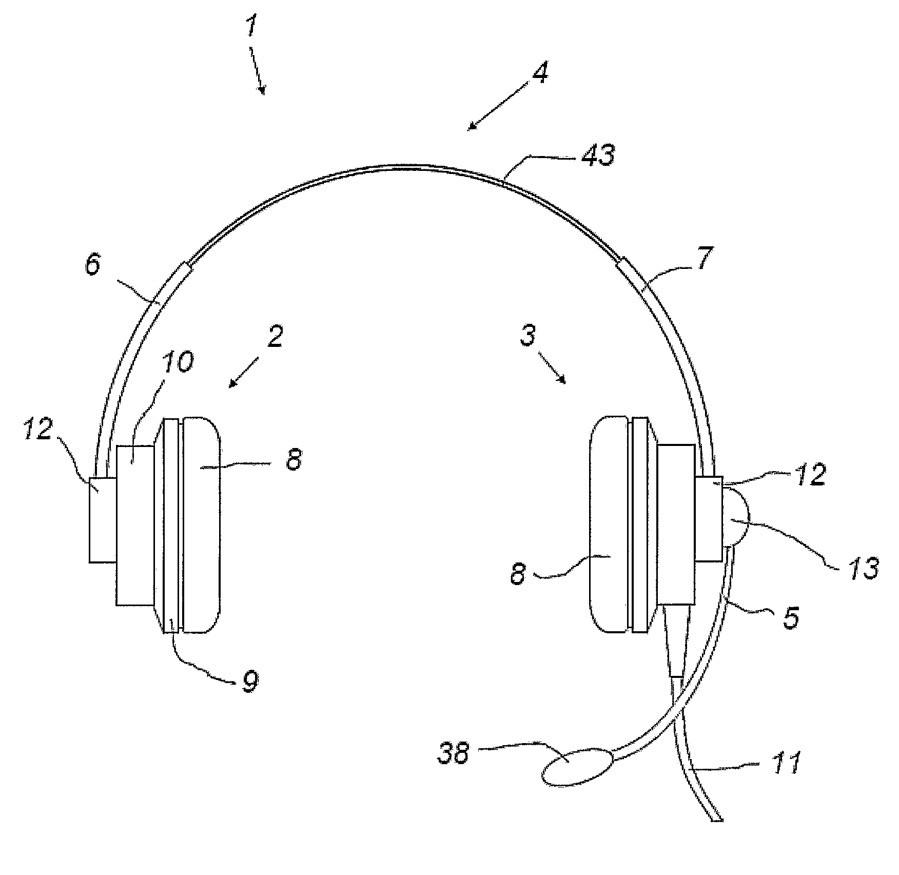 Headset With Magnetically Attached Ear Pad