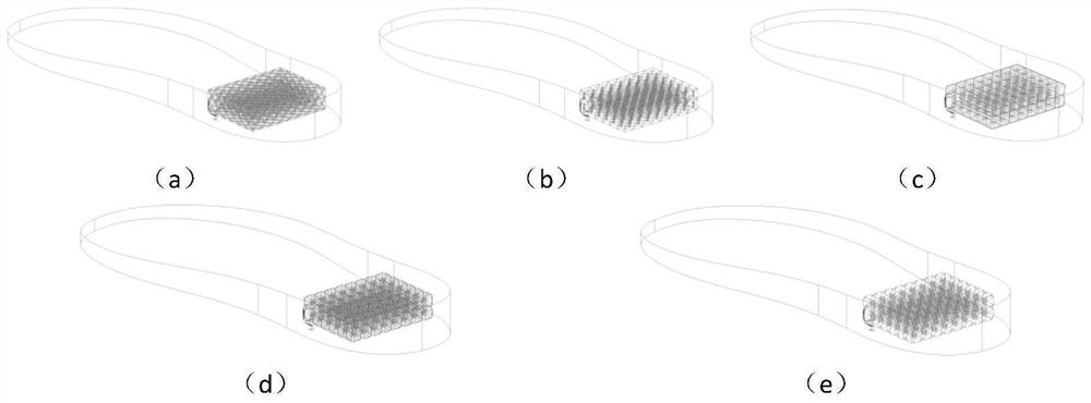 Sole heel area damping structure optimization design method based on mechanical admittance