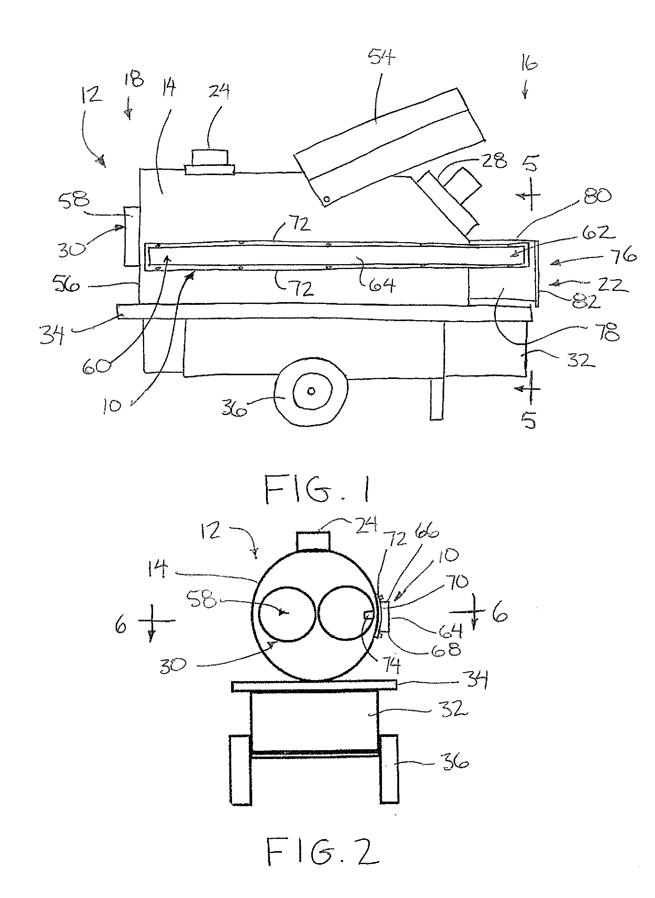 Auxiliary Heating Duct for an Indirect Fired Heater