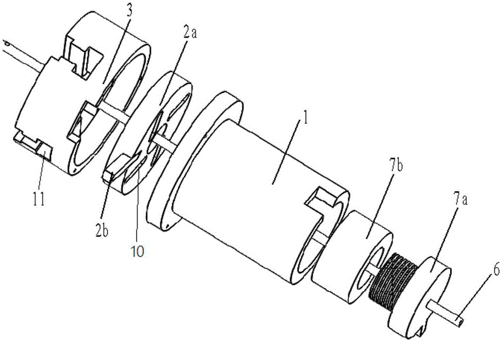 Circular disc guide rail slide block type mounting tool for split nested type one-sided bolt fastener