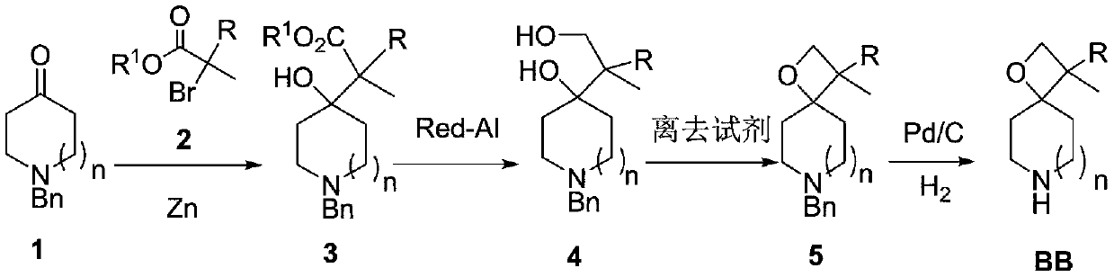 Preparation method of piperidine spiro derivative