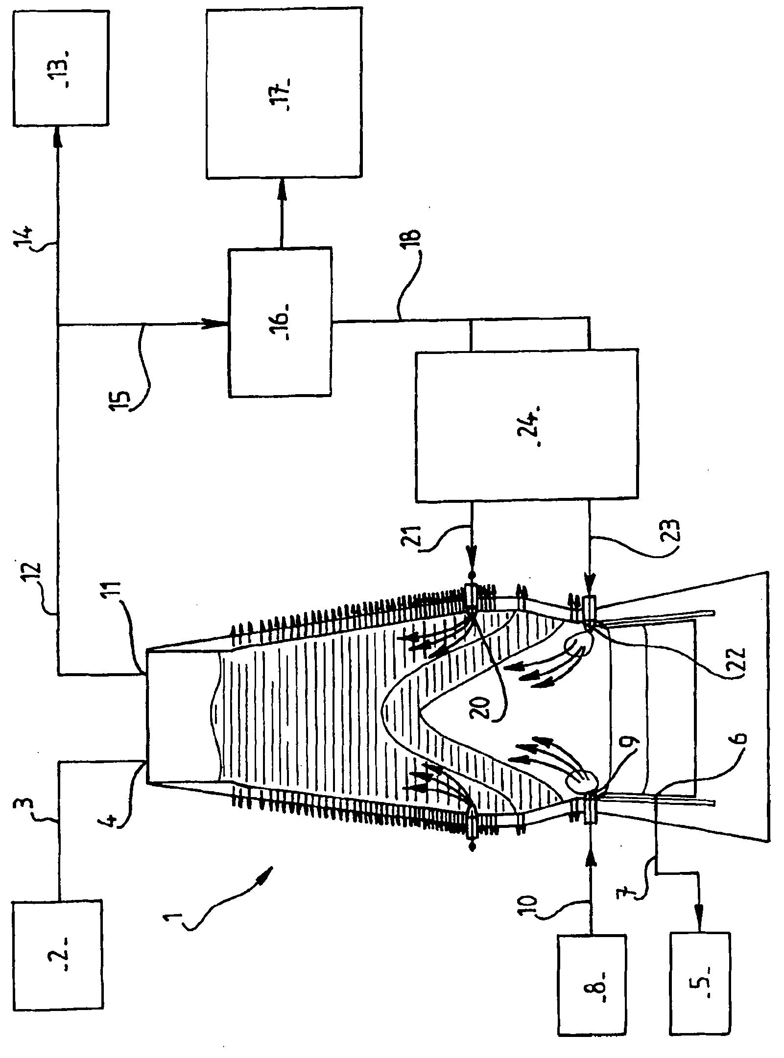 Method for recirculating blast furnace gas, and associated device