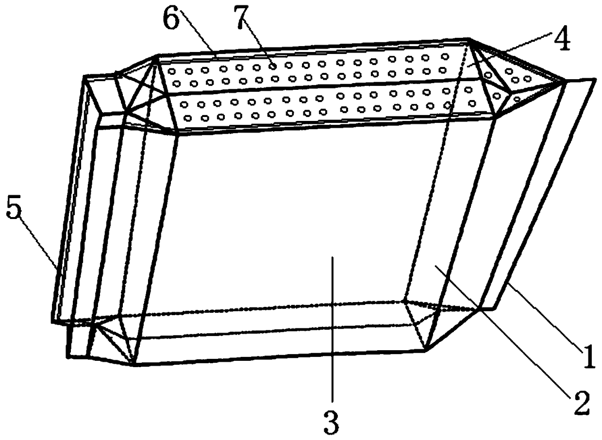 Ventilating plastic bag