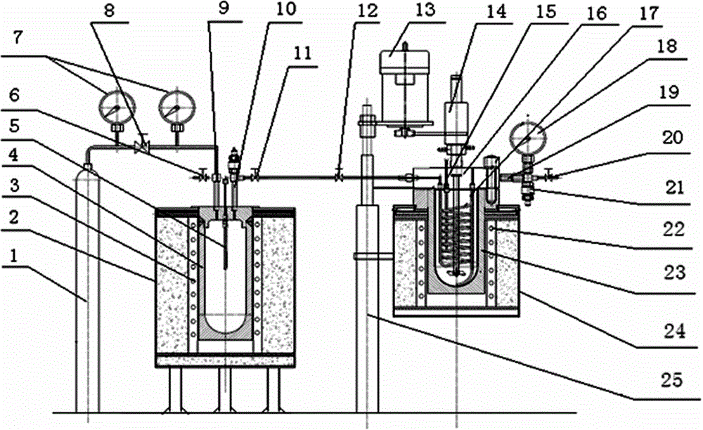 Pressure-controllable high-pressure hydration reaction device