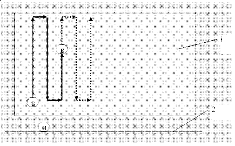 Method for continuously spraying pesticide by unmanned helicopter