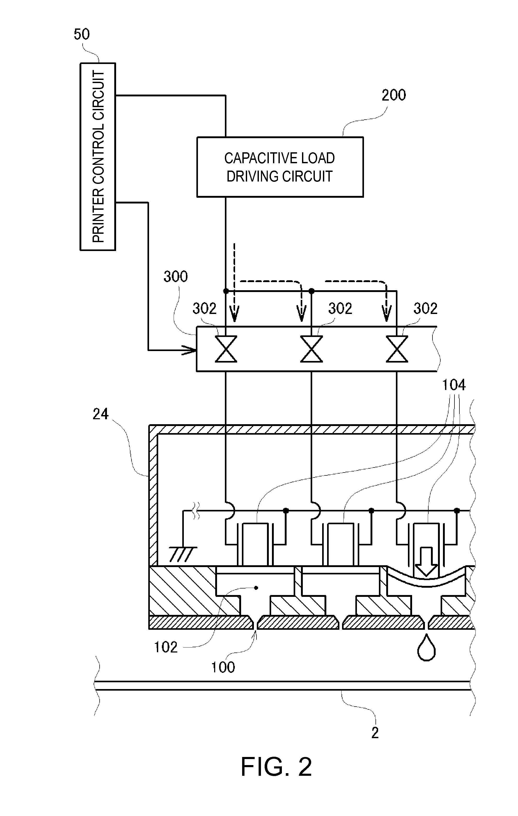 Capacitive load driving circuit, liquid ejecting apparatus, and medical apparatus