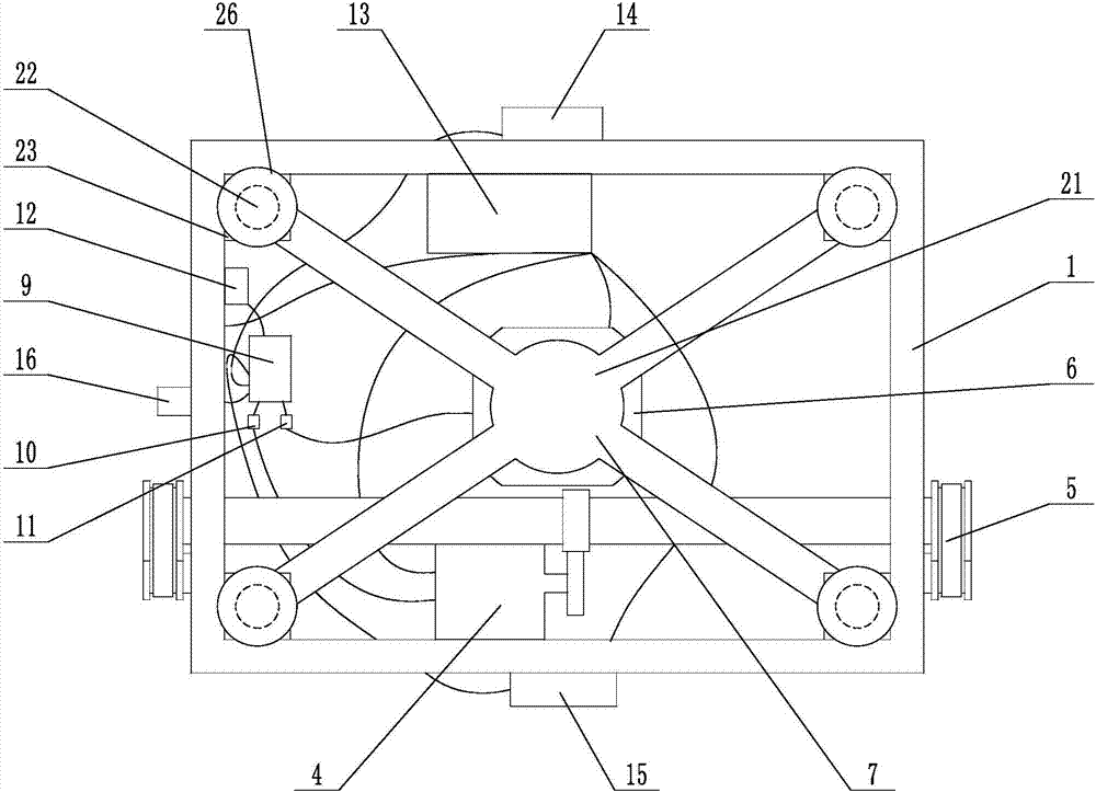 Electronic automatic pallet device