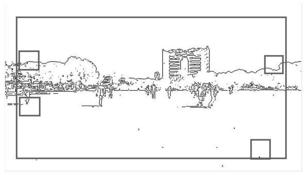 Dynamic background matching method for moving target detection