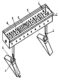 Movable combined afforestation fence with irrigation system