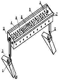 Movable combined afforestation fence with irrigation system