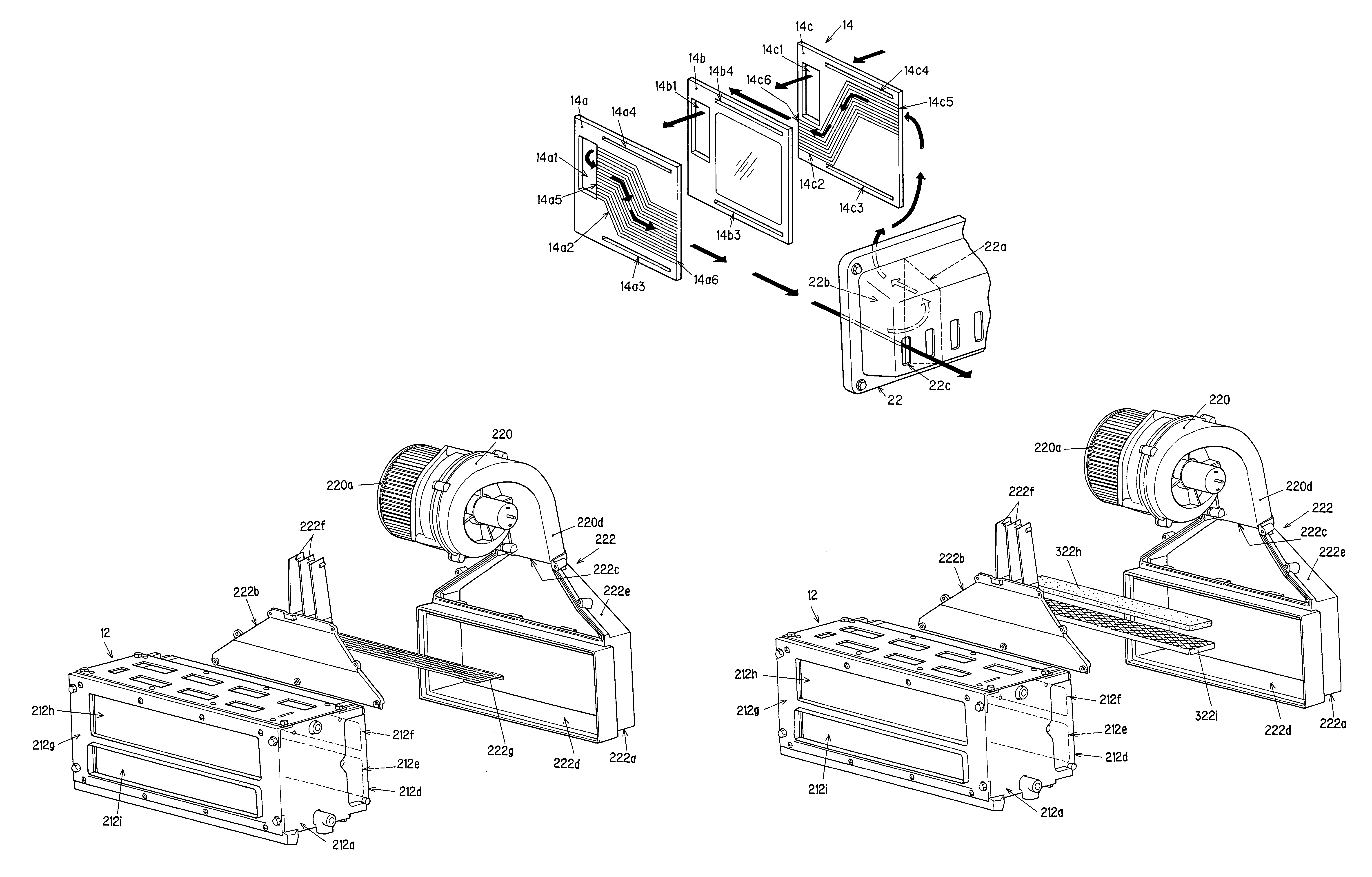 Air supply apparatus for a fuel cell