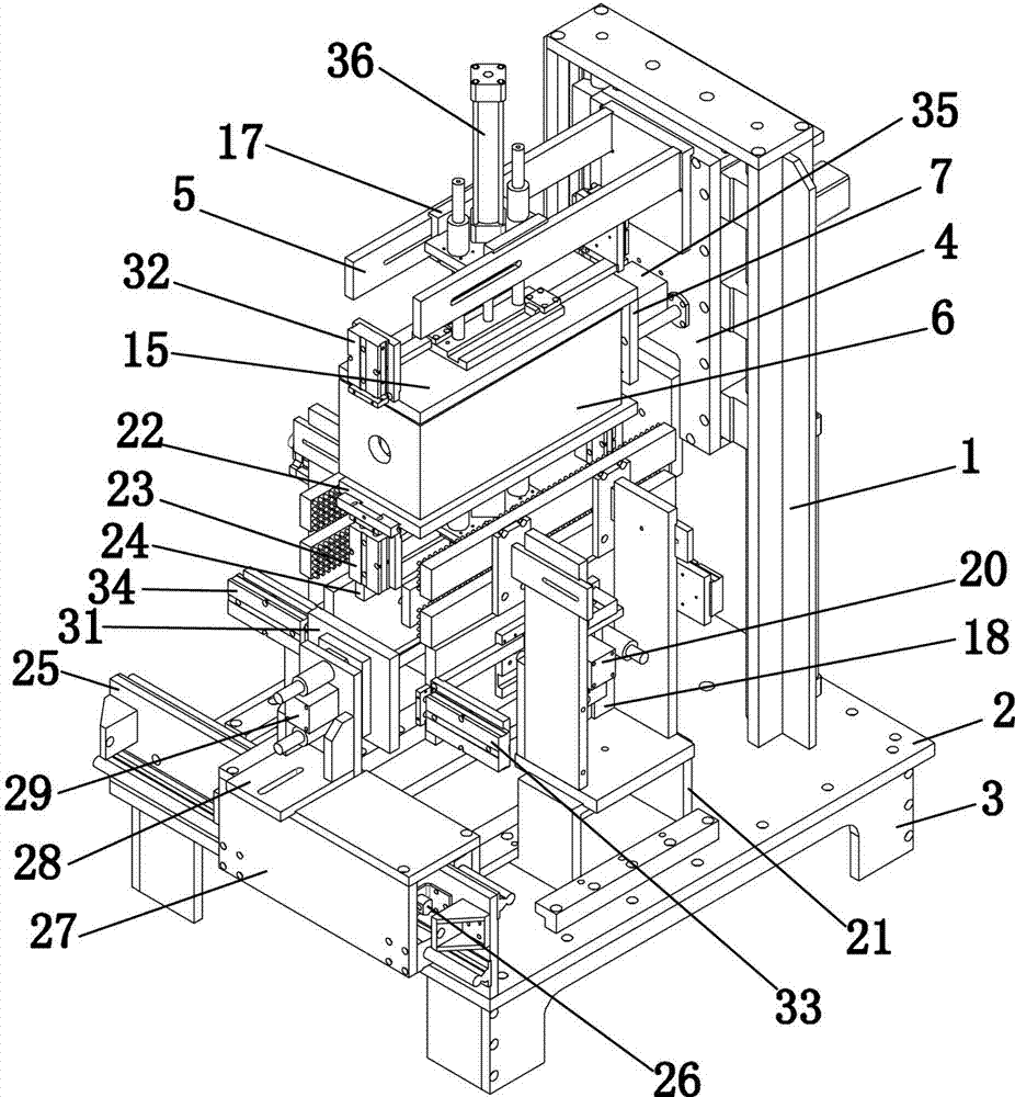 Square cylinder-shaped carton folding and pasting machine