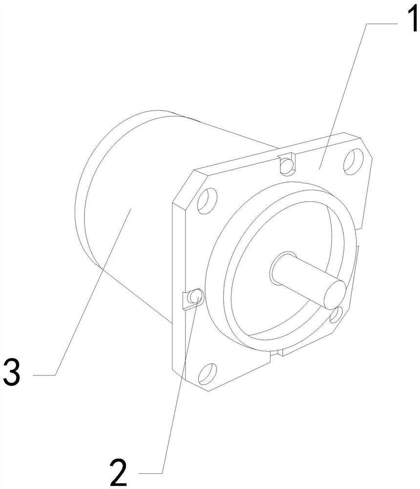 Permanent magnet motor with motor cover easy to replace