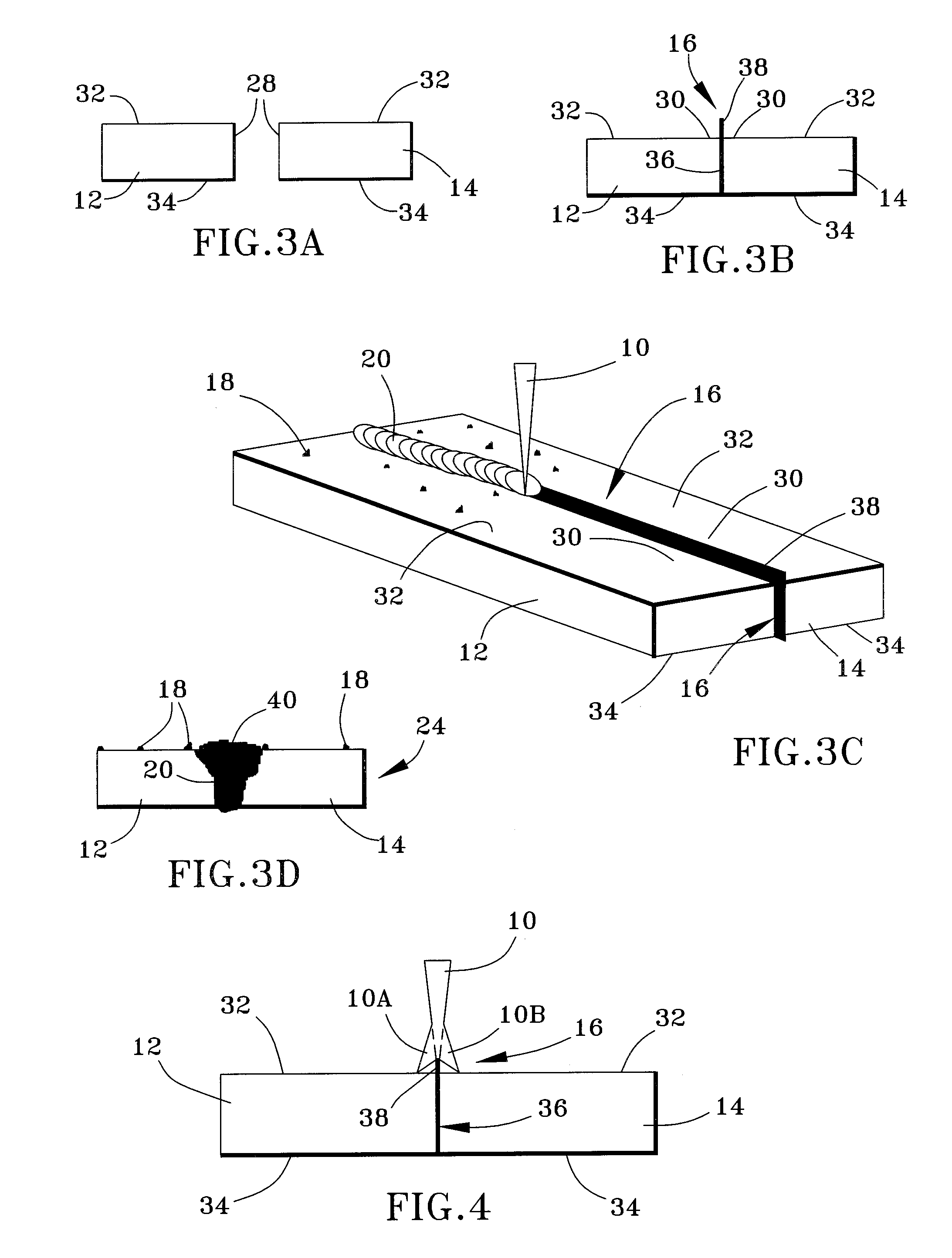 High-powered laser beam welding and assembly therefor