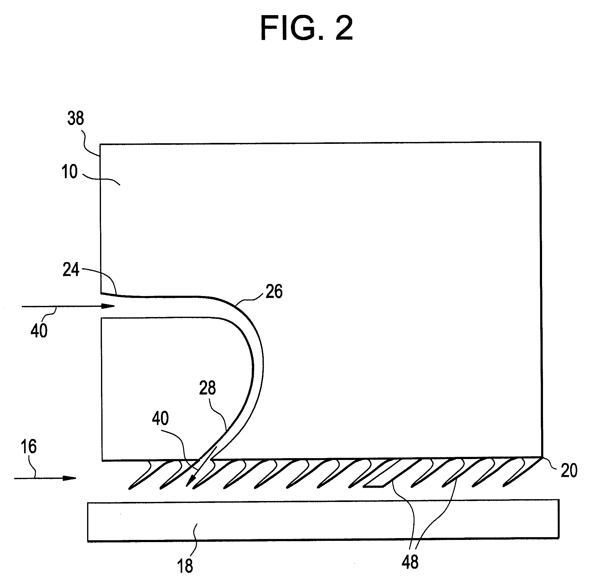 Fluidic sealing for turbomachinery