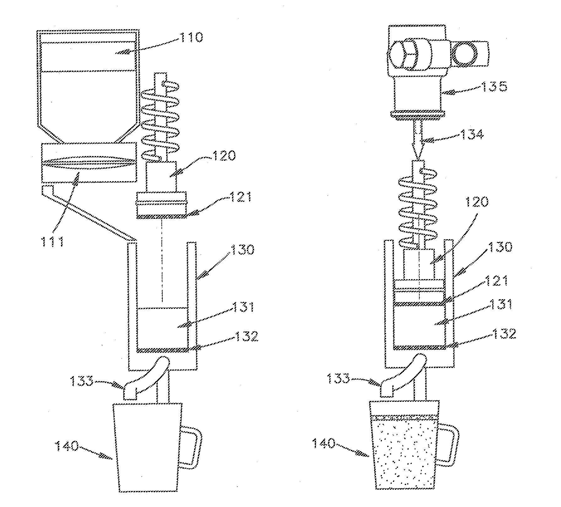 Apparatus for Making Crema Coffee