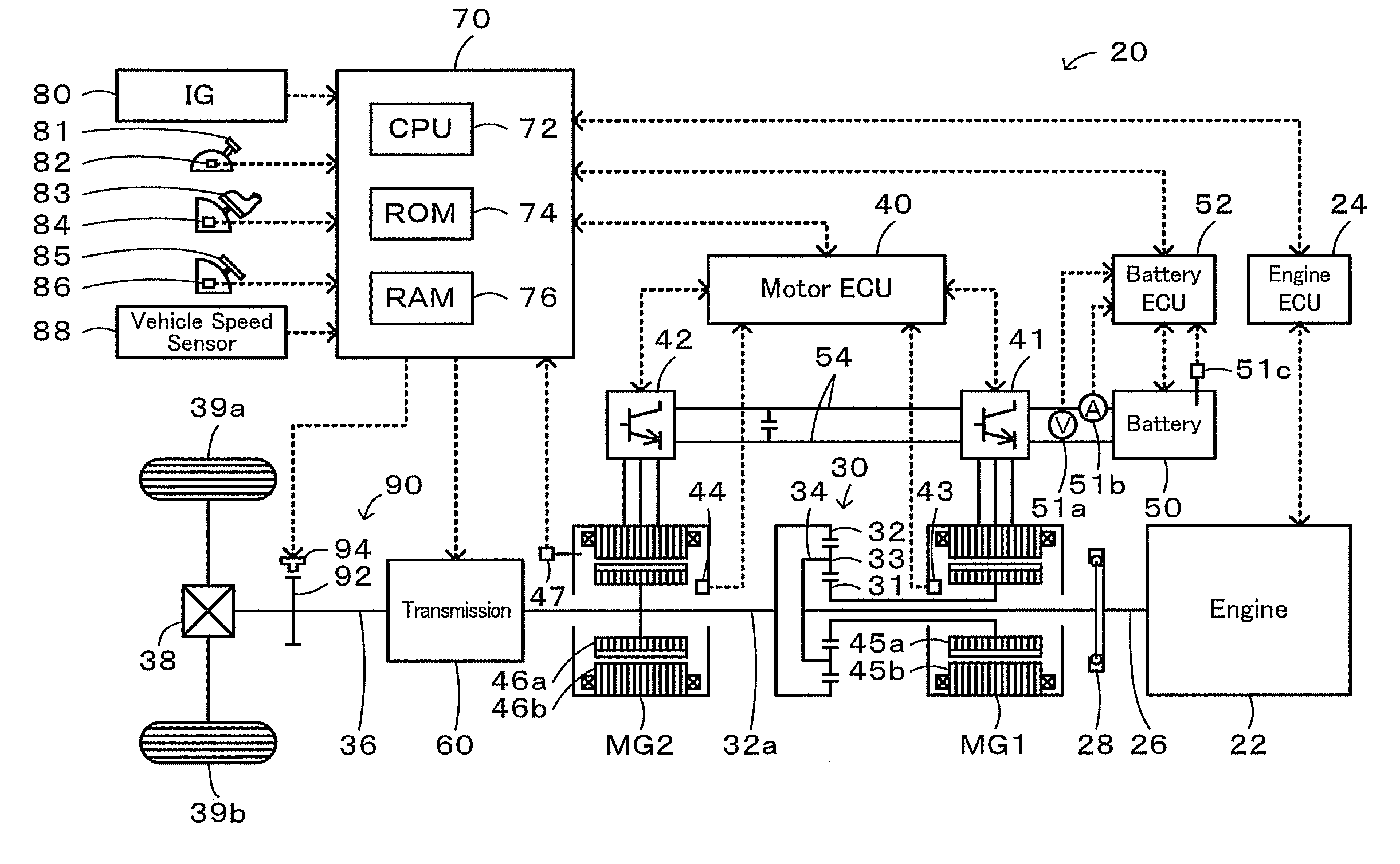 Vehicle and control method of vehicle